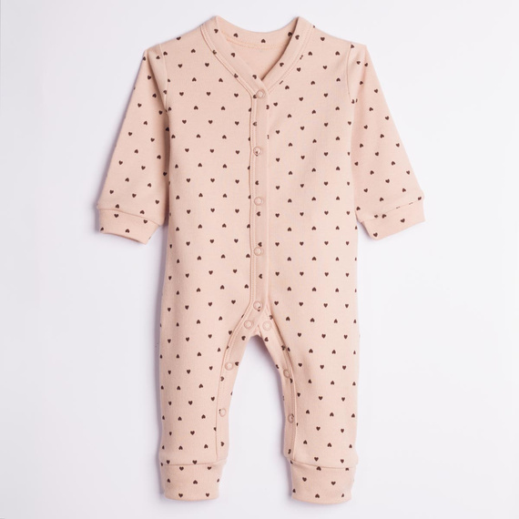 Nicol Hania 226033 Pijama para bebé sin pies con corazones