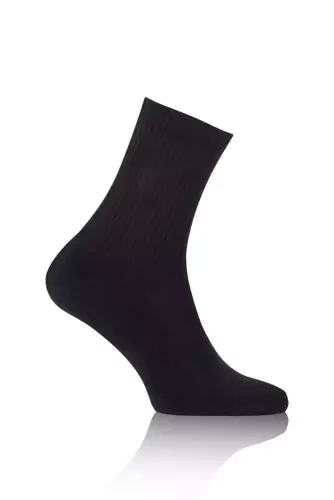 S150D Calcetines largos de rizo Italian Fashion - negro