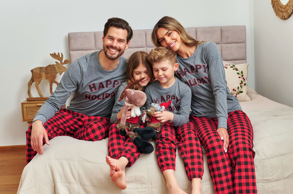 7344 Pijama de hombre gris oscuro Doctor Nap - 100% algodón