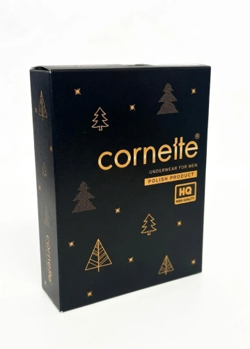007/85 Cat 3 Bóxer hombre Cornette Christmas de algodón ajustados con diseño navideño