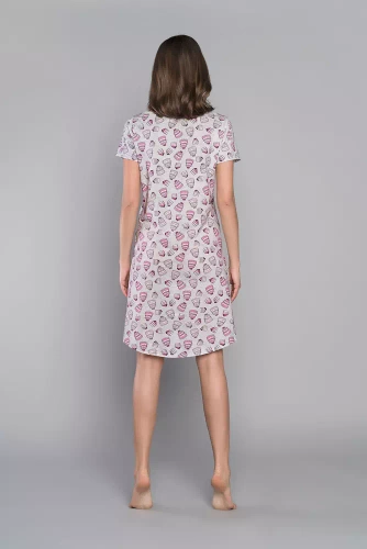 Camisa de manga corta Dolce Ladies Italian Fashion - estampado