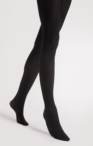 G 6127 Argenta Tights Fiore 40 den nero - fantasía, microfibra