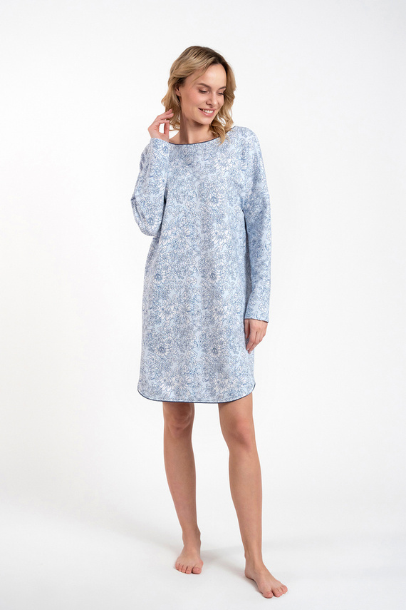 Camisón Gracjela Moda Italiana - estampado azul