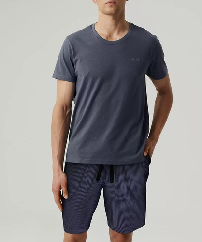 Atlantic NMP-381 pijama hombre verano algodón peach effect