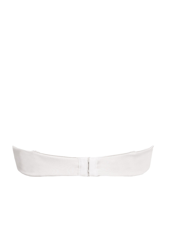 1580 Sujetador push-up Fantastic - bandeau, microfibra Sielei blanco