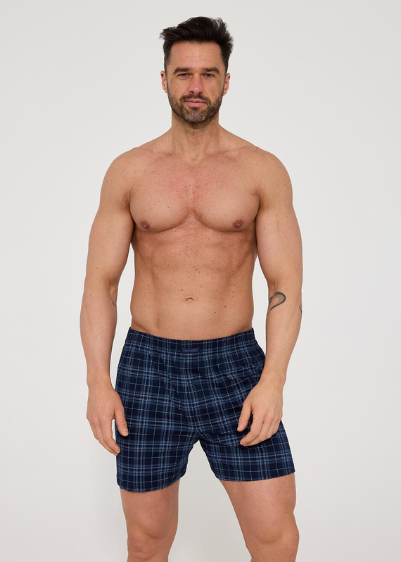 Cornette Comfort 002/339 008/339– boxers hombre de algodón a cuadros, corte cómodo y relajado