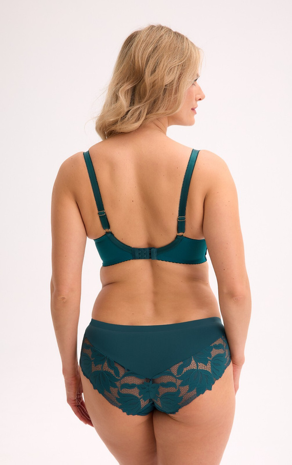 BS 1134 Sujetador semi-suave Keto Gaia - verde, encaje y microfibra