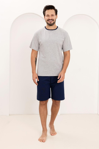 Regina 508 pijama hombre 100% algodón manga corta