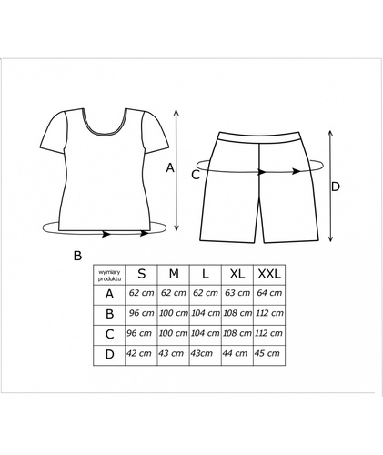 Pijama mujer Melisa 1/2 Donna – viscosa, manga corta