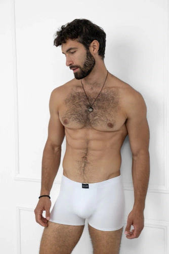 Calzoncillos bóxer Apollo hombre Italian Fashion - blanco