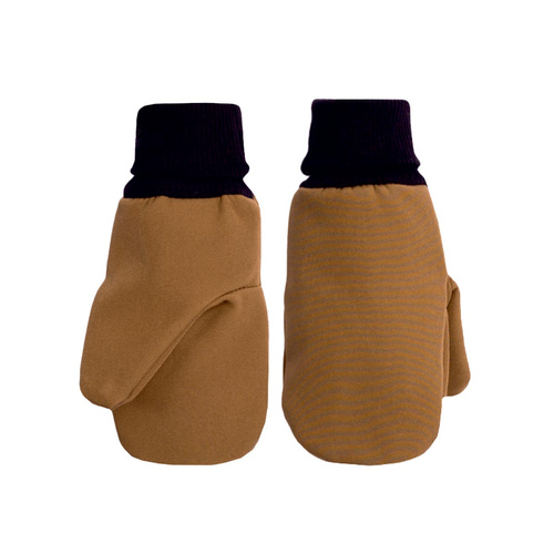 229073 Guantes infantiles Nicol Softshell impermeables con forro polar - oliva