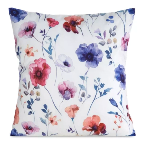 Funda cojín 45x45 Mink 38 Eurofirany terciopelo flores