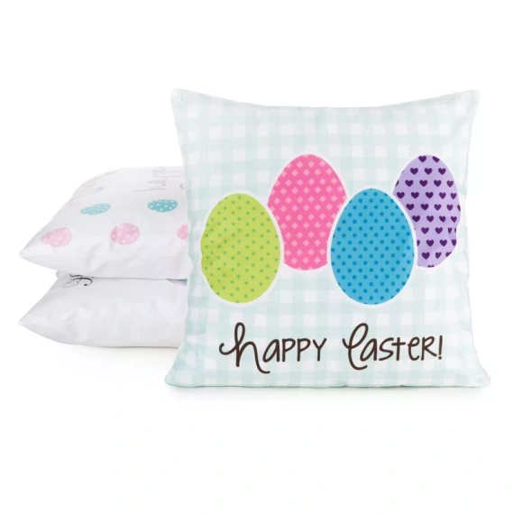 Eurofirany Wiosna 1– funda de cojín decorativa pascual elegante