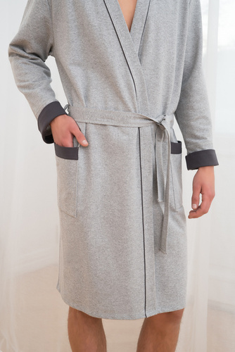 Gabriel Albornoz de hombre con bolsillos Moda Italiana- melange/grafito