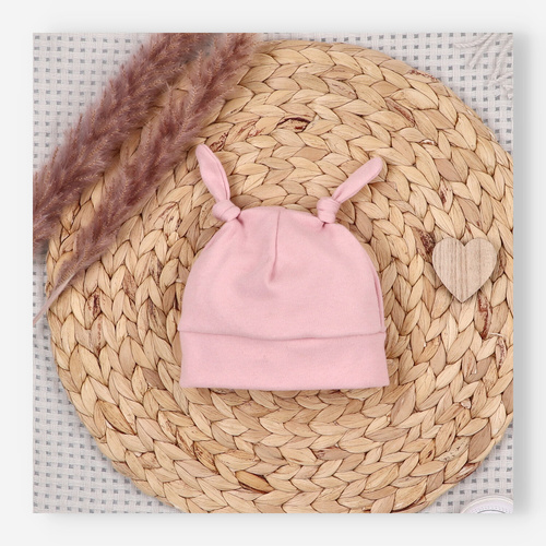 ABN-5547 Gorro para bebé Nini Happy Animals de algodón orgánico - seguro, ecológico, cómodo