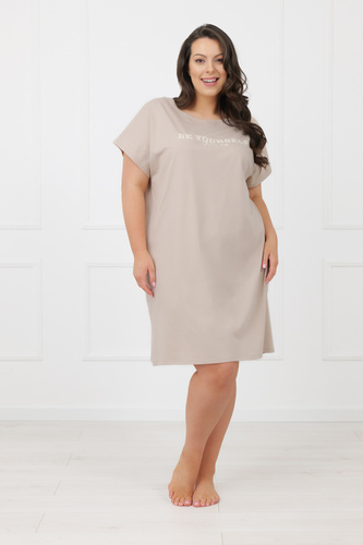 Camisón mujer Shiba Italian Fashion 100% algodón manga corta
