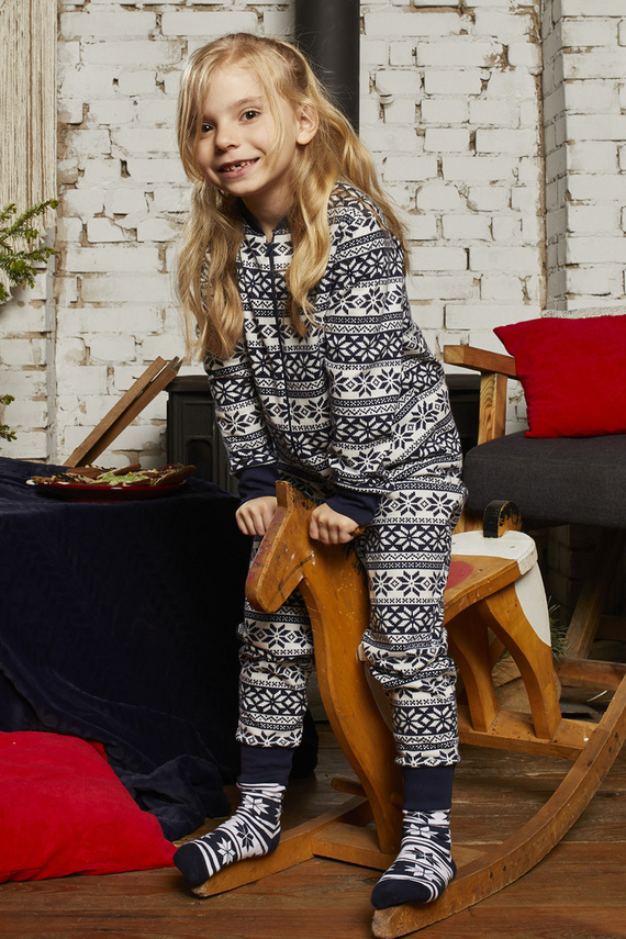 Mono Alaska Niños Italian Fashion - azul marino