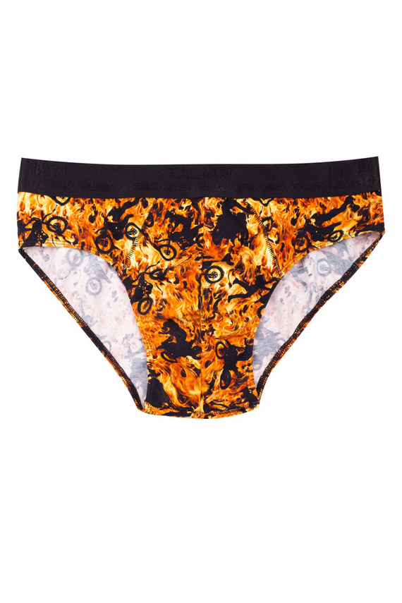 Calzoncillos Caldo hombre Moda Italiana - estampado fuego