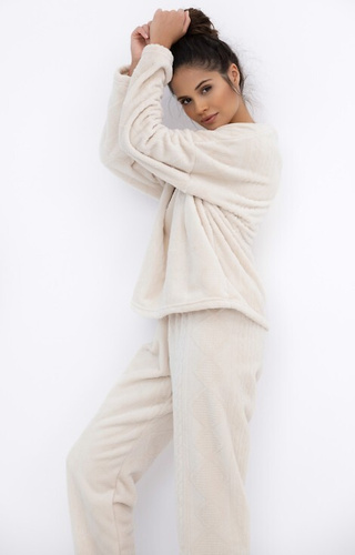 Bridget Homewear Sensis pijama de mujer - cálido, punto suave, crudo