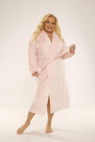 548 Albornoz largo de mujer Melanie Forex - Salmón