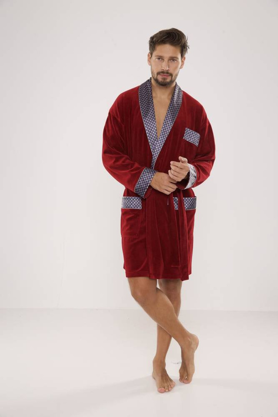 772 Bata de hombre Bonjour forex - granate