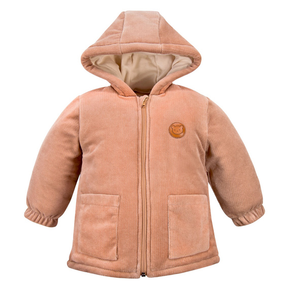 Chaqueta de invierno Beary Cool Eevi - beige, para niños, con capucha