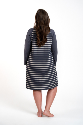 Camisón Oda Moda Italiana - estampado grafito