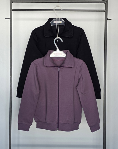 Bambarillo Chill sudadera infantil negra con cuello alto 95% algodón