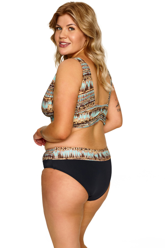 Top de baño Lupoline Nicole Soft estampado moldeador de pecho sin aros