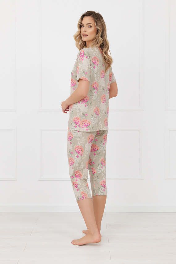 Pijama señora Harmonia Italian Fashion pantalón manga corta 3/4 viscosa