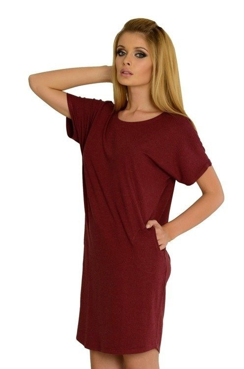 523 Camisón Paula kr. manga - mocca