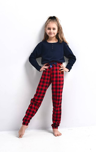 Bonnie Kids Sensis pijama de niña - azul marino
