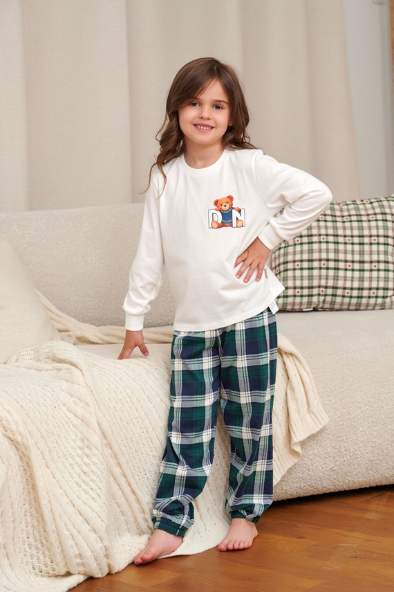 Pijama infantil Doctor Nap 7515 Teddy 100% algodón manga larga