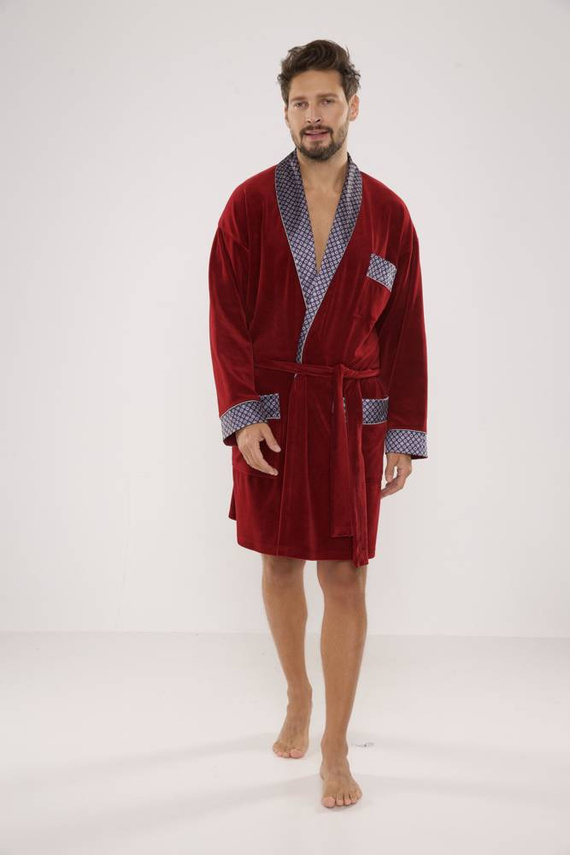 772 Bata de hombre Bonjour forex - granate