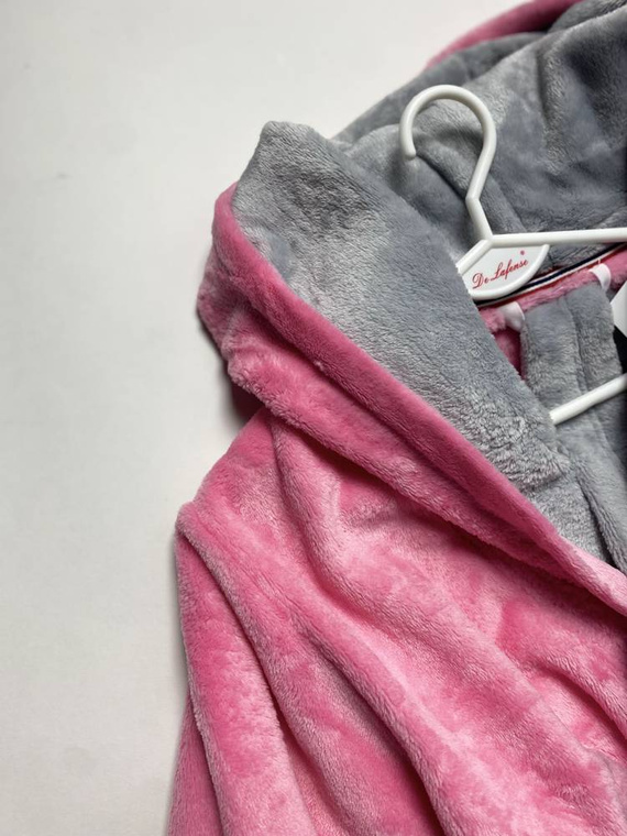 627 Soraya Bata corta de mujer Forex - rosa / gris claro