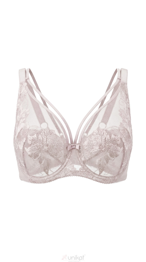 Sujetador soft Marissa Unikat rosa empolvado bordado suave con aros