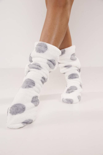 553/554 Calcetines de dormir Wellsoft Smooth De Lafense - crudo círculos grandes