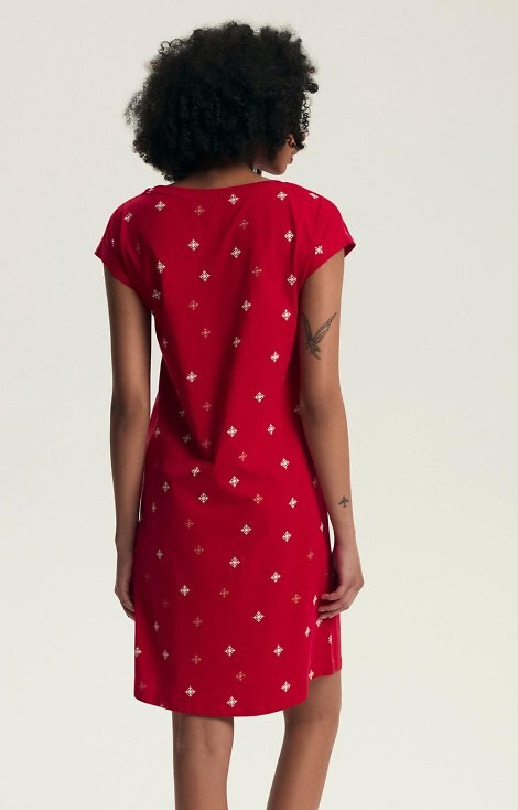 43720 Camisón de mujer Dotie Christmas Henderson - algodón, manga corta