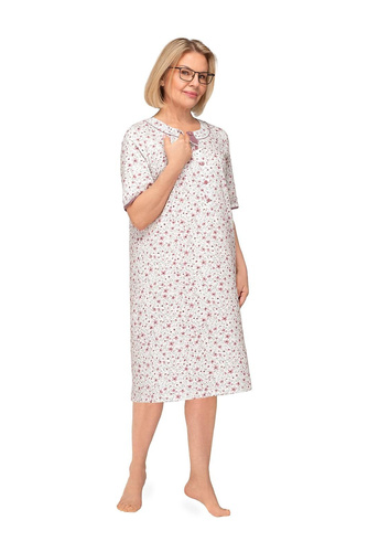Camisón Martel Basia I 263 algodón suave cómodo con botones