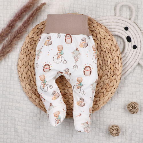 ABN-5590 Pantuflas para bebé Circus Nini - 100% algodón orgánico, suaves y antialérgicas