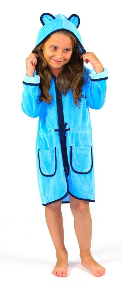 374 / 375 Albornoz infantil Desiree - azul