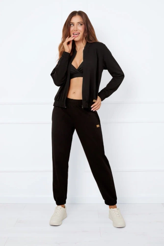 Caro Chaqueta bomber de mujer Italian Fashion - negro