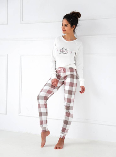 Joselyn Pijama de mujer Sensis Interlock - crema