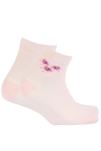 Calcetines 244.59N, G44.59N Cottoline Spring estampado Gatta - calcetines de algodón 708/C05 rosa
