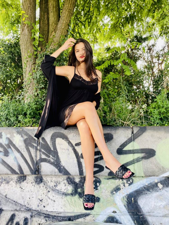 871 / 529 Visa Bata de mujer Forex - negro