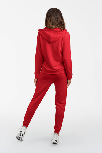 Roma Sudadera con capucha Mujer Moda Italiana - rojo