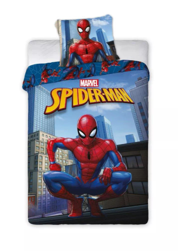 Spider-Man Faro ropa de cama de algodón azul - 100% algodón, juego para niño