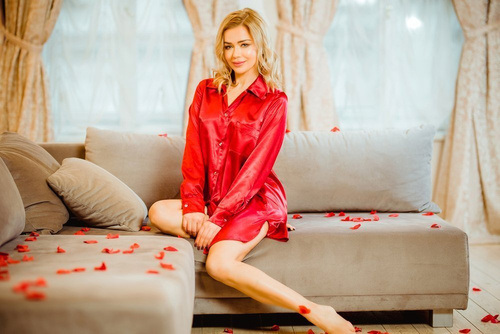 Carey camisón Kalimo - rojo