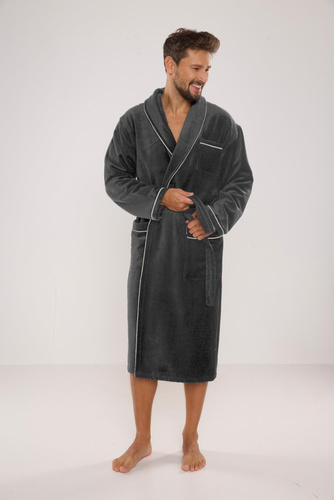 735 Bata de hombre Manuele De Lafense - grafito