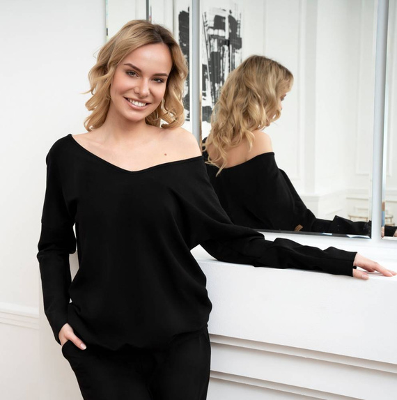 Karina Sudadera de mujer Fashion - negro